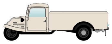 NPE Modellbau NA88179 - H0 Goliath GD 750 Halbkasten Hamburg